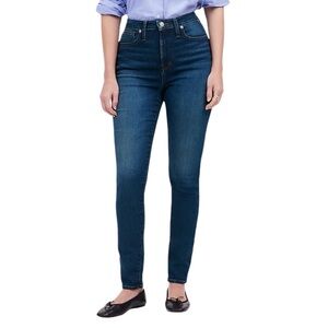 Madewell Curvy High Rise Skinny Jeans Women's 28 Blue Denim Stretch